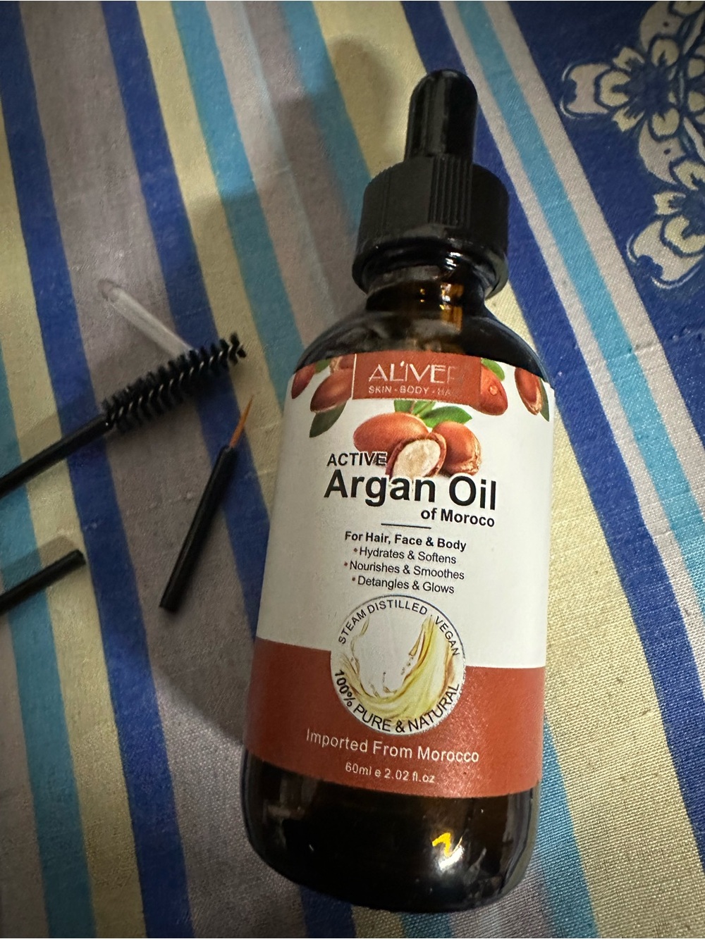 ALIVE Active Argan Oil - Brown & White Bottle